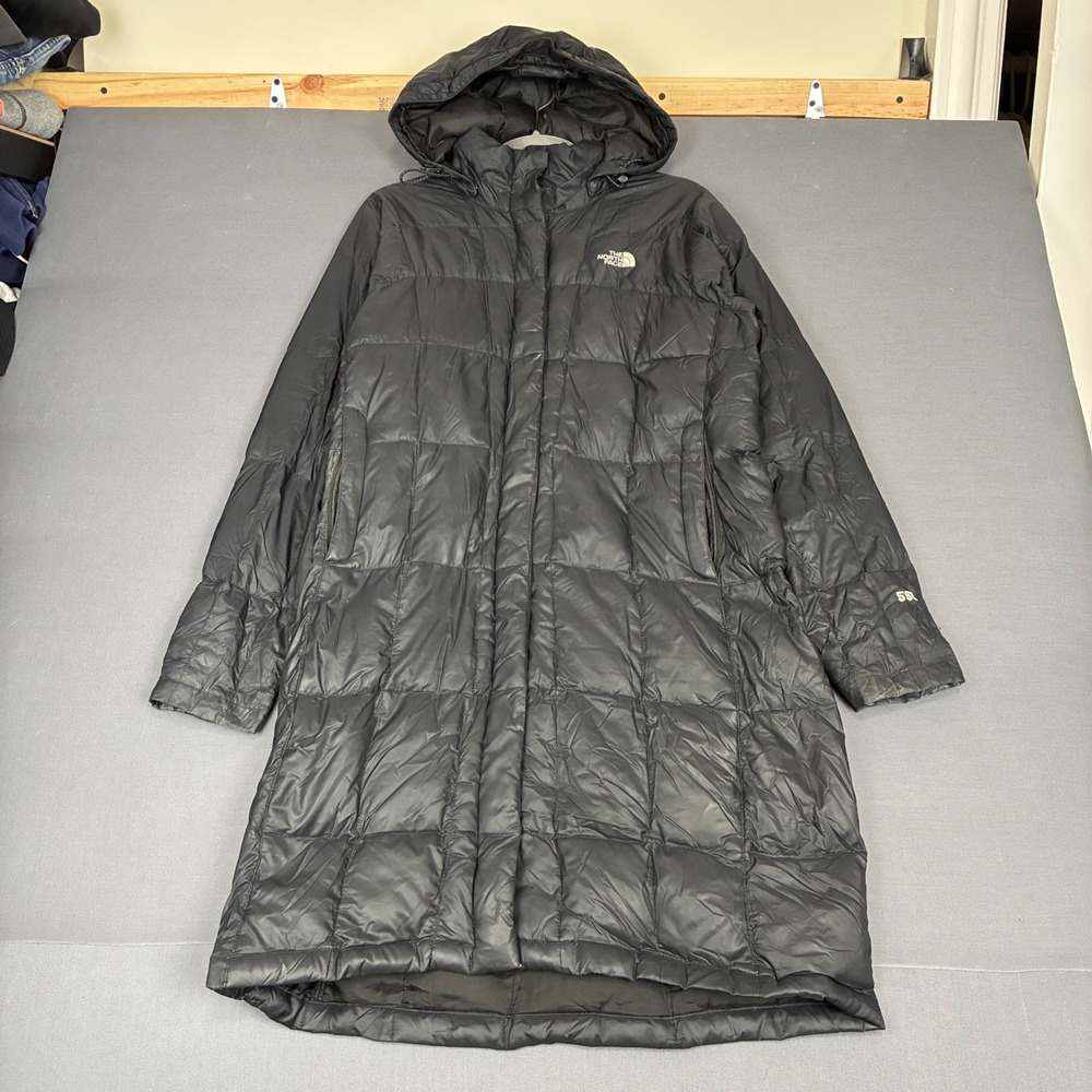 The North Face Gotham 550 Hooded Down Parka Jacket Women's Size Medium Black